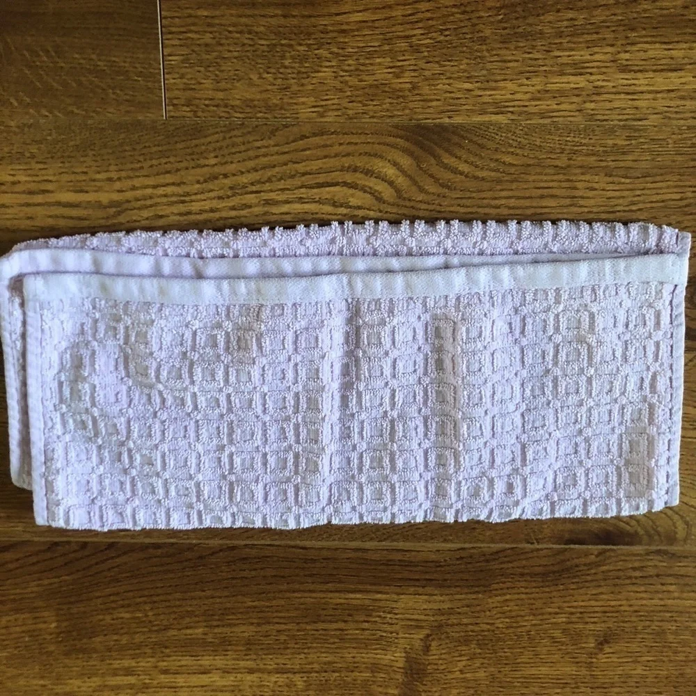 purple Textured hand towel